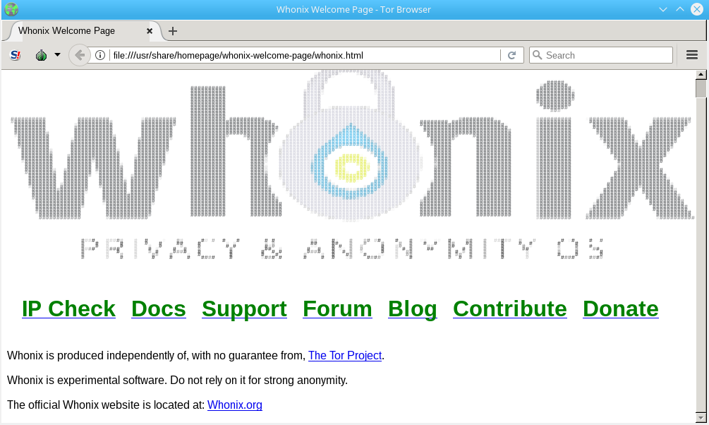 how to open tor browser in whonix